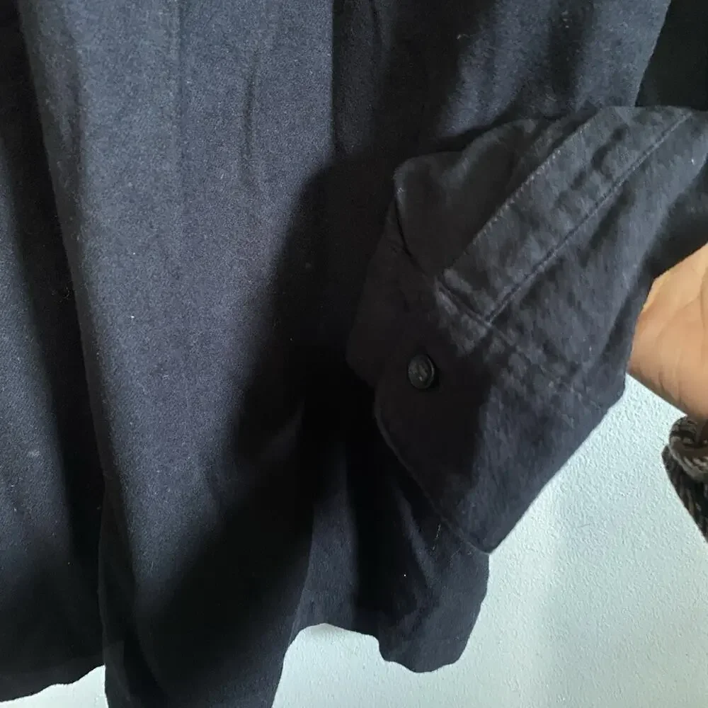 Hollister Men’s Classic Long Sleeve Cotton Button Down Black Shirt XL NWT Preppy